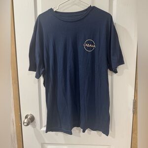 Crown & Ivy cabana Dark Blue Short Sleeve Tee